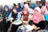 Suasana kelas di Jurusan Sastra Inggris Fakultas Adab dan Humaniora UIN SGD Bandung Anisa Dewi/Suaka)