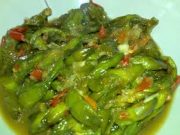 Tumbuhan Genjer pas udah dimasak. Kalian udah pernah nyoba?